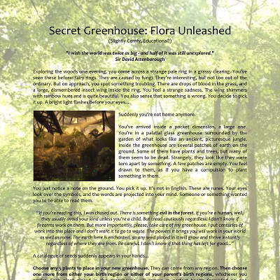 Image For Post Hidden Greenhouse: Flora Unleashed CYOA by originmsd