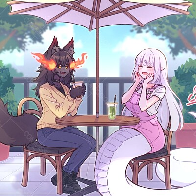 Image For Post Hellhound and Shirohebi meeting at a café