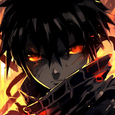 Image For Post Angry Black Anime Character Profile - black anime character pfp