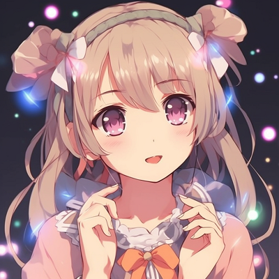 Image For Post Chibi Anime Girl with Large Bow - cute anime girl pfp classics
