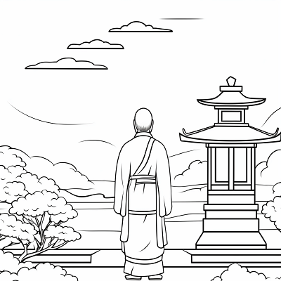 Image For Post Harmonious Zen Garden - Printable Coloring Page