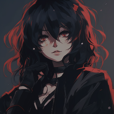 Image For Post | Late-night portrait of a grunge-themed anime girl, deeper shades and strong blacks. stunning grunge anime girl aesthetics - [Superior Anime Grunge Pfp](https://hero.page/pfp/superior-anime-grunge-pfp)