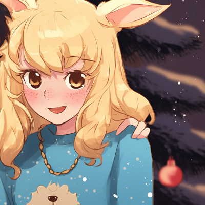 Image For Post | Two characters exchanging Christmas gifts, interlocking gazes, with a festive, colorful background. animated christmas matching pfp pfp for discord. - [christmas matching pfp, aesthetic matching pfp ideas](https://hero.page/pfp/christmas-matching-pfp-aesthetic-matching-pfp-ideas)