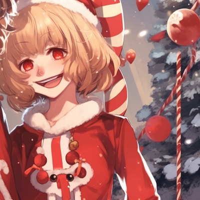 Image For Post | Two characters under a mistletoe, with warm colors, soft shading, and a captivating tender moment. artistic christmas matching pfp pfp for discord. - [christmas matching pfp, aesthetic matching pfp ideas](https://hero.page/pfp/christmas-matching-pfp-aesthetic-matching-pfp-ideas)