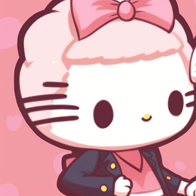 Image For Post | Two characters, pastel pink and white palette, dressed up as Hello Kitty. hello kitty inspired matching wallpaper pfp for discord. - [hello kitty matching pfp, aesthetic matching pfp ideas](https://hero.page/pfp/hello-kitty-matching-pfp-aesthetic-matching-pfp-ideas)