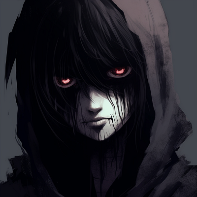 Image For Post Dark Ghoul Profile - gothic scary anime pfp