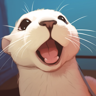 Image For Post | Otter in mid-laugh, simplistic cartoon style and soft color palette. humorous pfp pfp for discord. - [Funny Animal PFP](https://hero.page/pfp/funny-animal-pfp)