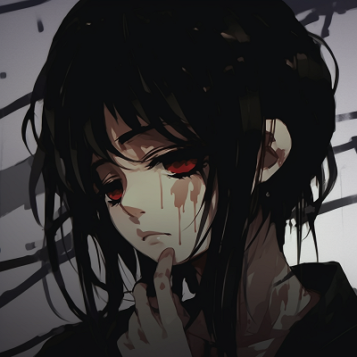 Image For Post | An upset anime character, with an emphasis on sadness in the eyes, using a mix of warm and cool colors. anime pfp sad illustration pfp for discord. - [anime pfp sad Series](https://hero.page/pfp/anime-pfp-sad-series)