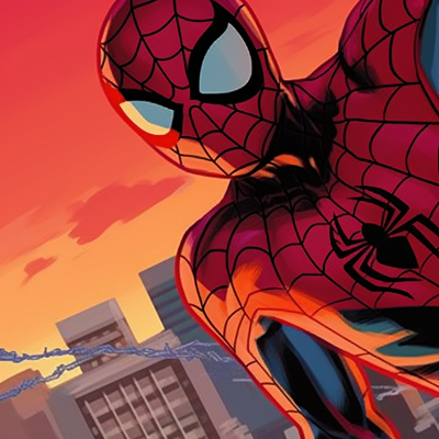 Image For Post | Close-up of two characters in Spiderman masks, showcasing intricate web design and bright colors. celebrity spider man matching pfp pfp for discord. - [spider man matching pfp, aesthetic matching pfp ideas](https://hero.page/pfp/spider-man-matching-pfp-aesthetic-matching-pfp-ideas)