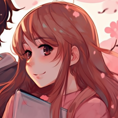 Image For Post | Two characters experiencing cherry blossom shower, light color palette and serene atmosphere. fun cute matching pfp for couples pfp for discord. - [cute matching pfp for couples, aesthetic matching pfp ideas](https://hero.page/pfp/cute-matching-pfp-for-couples-aesthetic-matching-pfp-ideas)