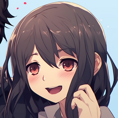 Image For Post | Hori and Miyamura sharing a sweet moment, soft pastel colors and gentle atmosphere. horimiya character profiles pfp for discord. - [horimiya matching pfp, aesthetic matching pfp ideas](https://hero.page/pfp/horimiya-matching-pfp-aesthetic-matching-pfp-ideas)