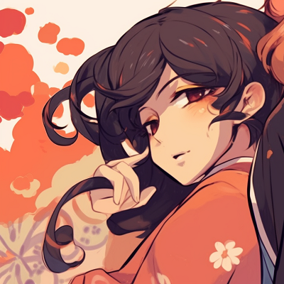 Image For Post | Two characters in intricate kimonos, bright colors and floral patterns. trendy discord matching pfp collection pfp for discord. - [matching pfp discord, aesthetic matching pfp ideas](https://hero.page/pfp/matching-pfp-discord-aesthetic-matching-pfp-ideas)