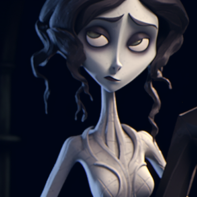 Image For Post Ghoulish Duo - animated corpse bride matching pfp left side