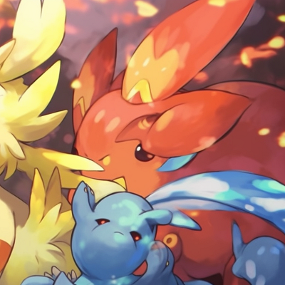 Image For Post | Articuno, Zapdos, and Moltres, vivid blues, yellows, and reds, soaring in a coordinated flight. top-quality pokemon matching pfp pfp for discord. - [pokemon matching pfp, aesthetic matching pfp ideas](https://hero.page/pfp/pokemon-matching-pfp-aesthetic-matching-pfp-ideas)