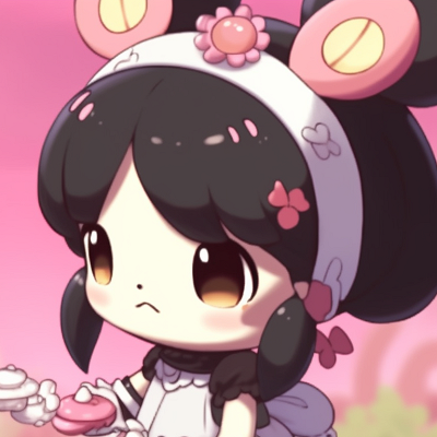 Image For Post | My Melody and Kuromi, ornate costumes and rich colors, mirrors images of each other. perfect my melody and kuromi matching profile pictures pfp for discord. - [my melody and kuromi matching pfp, aesthetic matching pfp ideas](https://hero.page/pfp/my-melody-and-kuromi-matching-pfp-aesthetic-matching-pfp-ideas)
