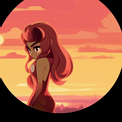 Image For Post | Two characters in a sunset background, silhouetted figures and warm palette. stylish matching pfp cartoon designs pfp for discord. - [matching pfp cartoon, aesthetic matching pfp ideas](https://hero.page/pfp/matching-pfp-cartoon-aesthetic-matching-pfp-ideas)