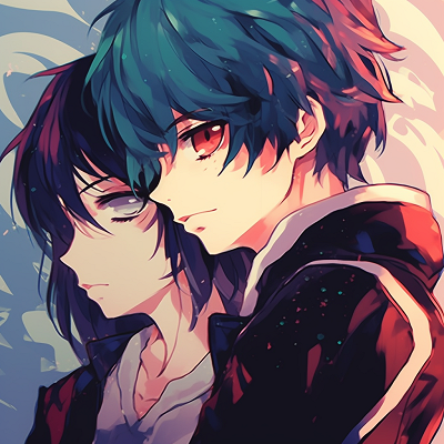 Image For Post | Close-up of Todoroki and Deku, focus on intricate facial details. assembly of anime matching pfp couple - [Anime Matching Pfp Couple](https://hero.page/pfp/anime-matching-pfp-couple)