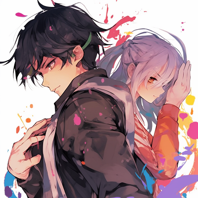 Image For Post | Close-up of two matching anime profiles, highlighting fine details and high contrast. unique matching anime pfpHD, free download - [matching anime pfp](https://hero.page/pfp/matching-anime-pfp)