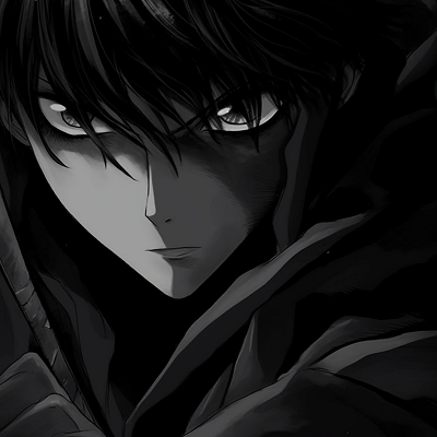 Image For Post | A close-up shot of Hiei's face, emphasizing his sharp features and dark color palette. dark anime pfp gifsHD, free download - [Dark Anime PFP](https://hero.page/pfp/dark-anime-pfp)