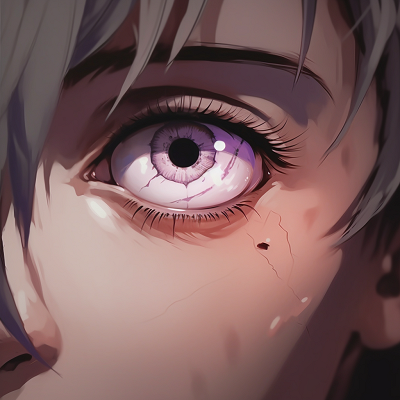 Image For Post | Full-on evocative stare of a vibrant female character, detailed features with red eye details standing out. anime eyes pfp female illustrations - [Anime Eyes PFP Mastery](https://hero.page/pfp/anime-eyes-pfp-mastery)