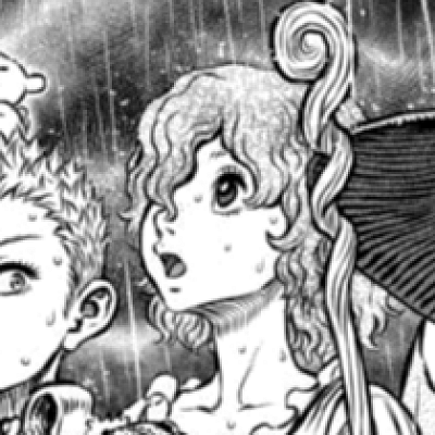 Image For Post | Aesthetic anime & manga PFP for discord, Berserk, The Witches' Village - 344, Page 8, Chapter 344. 1:1 square ratio. Aesthetic pfps dark, color & black and white. - [Anime Manga PFPs Berserk, Chapters 342](https://hero.page/pfp/anime-manga-pfps-berserk-chapters-342-374-aesthetic-pfps)