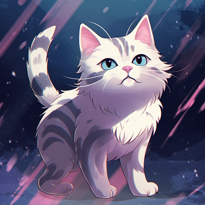 Image For Post | Anime cat PFP designed with cosmic elements, rich colors and abstract space outlines. wondrous anime cat pfp - [Anime Cat PFP Universe](https://hero.page/pfp/anime-cat-pfp-universe)