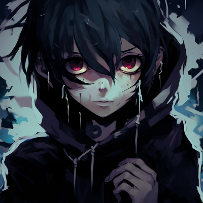 Image For Post | Close-up on an emo anime boy's eyes, high contrast with striking colors. cute emo pfp anime gallery - [Emo Pfp Anime Gallery](https://hero.page/pfp/emo-pfp-anime-gallery)