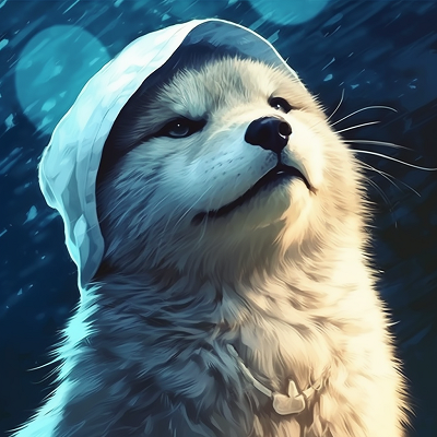 Image For Post | Engaging anime art of a bear, use of rugged lines and neutral color palette. animal pfp for nature lovers - [Animal pfp Deluxe](https://hero.page/pfp/animal-pfp-deluxe)
