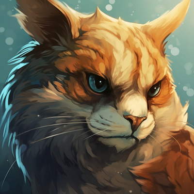 Image For Post | Profile picture of a detailed Gryphon, in a classic stance with crisp lines and rich colors. fantasy animal pfp originator - [Animal pfp Deluxe](https://hero.page/pfp/animal-pfp-deluxe)
