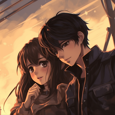 Image For Post | Eren and Mikasa sharing a captivating stare, cool tones and focused detail. curated collection of distinctive matching anime pfp for couples - [Boosted Selection of Matching Anime PFP for Couples](https://hero.page/pfp/boosted-selection-of-matching-anime-pfp-for-couples)