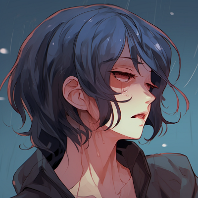 Image For Post | A close-up shot of anime eyes filled with sadness, highlighted through the detailed emphasis on expressive linework and somber shades. animated depressed anime pfp icons - [Depressed Anime PFP Collection](https://hero.page/pfp/depressed-anime-pfp-collection)