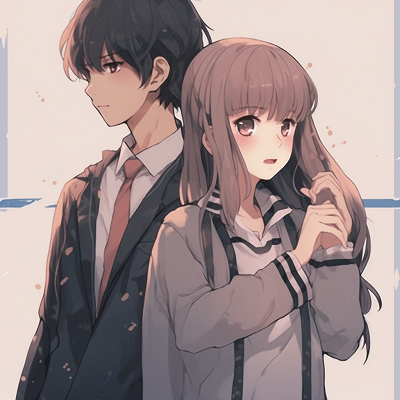 Image For Post | Paired anime profile picture showcasing the harmony between a boy and girl character, reflected through bright, striking colors and dynamic composition. best boy and girl matching anime pfp - [Matching Anime PFP Best Friends Collection](https://hero.page/pfp/matching-anime-pfp-best-friends-collection)
