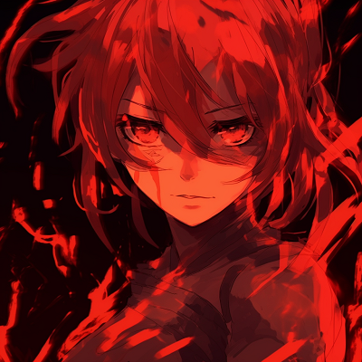 Image For Post | Anime character surrounded by a fiery red aura, dramatic lines and fierce expressions. animated red anime pfp - [Red Anime PFP Compilation](https://hero.page/pfp/red-anime-pfp-compilation)