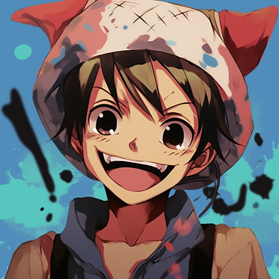 Image For Post | Luffy in a candid laughter pose, natural lines and radiant colors. brainstorming funny anime pfps - [Funny Anime PFP Gallery](https://hero.page/pfp/funny-anime-pfp-gallery)