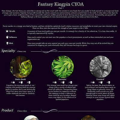 Image For Post Fantasy Kingpin CYOA by /tg/