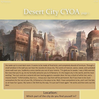 Image For Post Desert City CYOA by Danton from /tg/