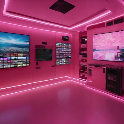 Image For Post | Da pink big brother room - slightly upgraded since 1984