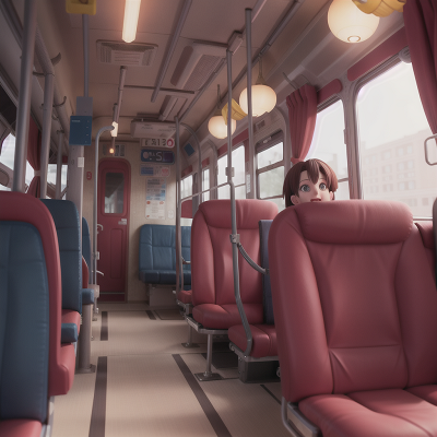 Image For Post Anime, bus, vampire, train, joy, space, HD, 4K, AI Generated Art