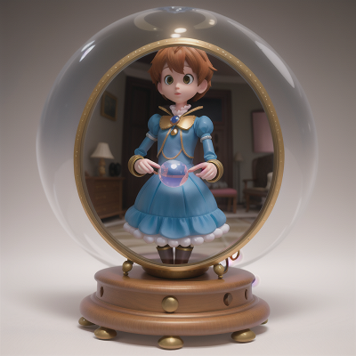 Image For Post Anime, balloon, robotic pet, crystal ball, enchanted mirror, detective, HD, 4K, AI Generated Art