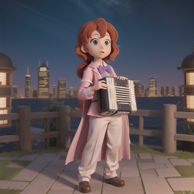 Image For Post Anime, accordion, doctor, city, unicorn, scientist, HD, 4K, AI Generated Art