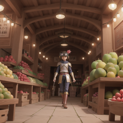 Image For Post Anime, betrayal, knights, fruit market, virtual reality, drought, HD, 4K, AI Generated Art