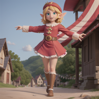 Image For Post Anime, circus, village, elf, detective, king, HD, 4K, AI Generated Art