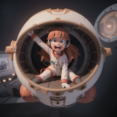 Image For Post Anime, astronaut, virtual reality, werewolf, crying, exploring, HD, 4K, AI Generated Art