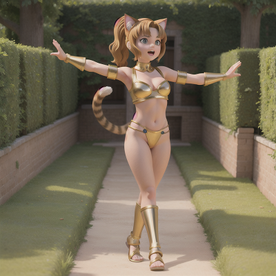 Image For Post Anime, camera, gladiator, maze, dancing, cat, HD, 4K, AI Generated Art