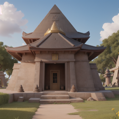 Image For Post Anime, tank, pyramid, temple, coffee shop, park, HD, 4K, AI Generated Art