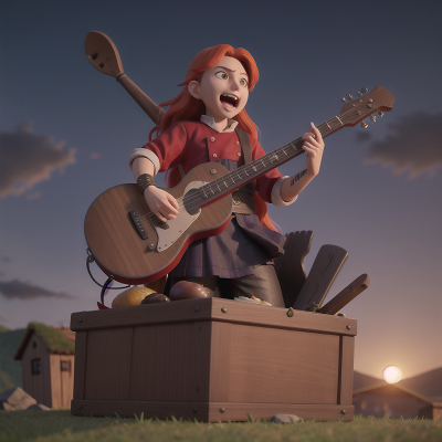 Image For Post Anime, musician, vikings, chef, solar eclipse, vampire's coffin, HD, 4K, AI Generated Art
