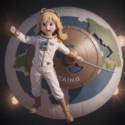 Image For Post Anime, shield, thunder, astronaut, map, vikings, HD, 4K, AI Generated Art