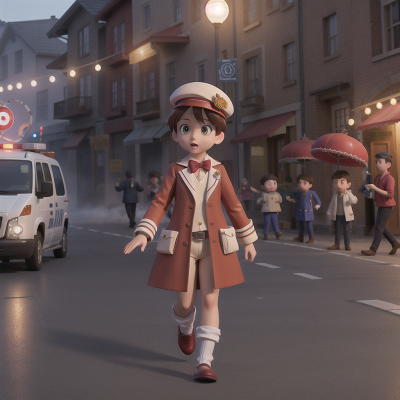Image For Post Anime, doctor, carnival, fog, police officer, crystal, HD, 4K, AI Generated Art
