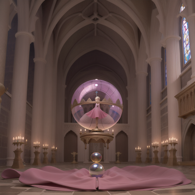 Image For Post Anime, crystal ball, invisibility cloak, cathedral, exploring, flying carpet, HD, 4K, AI Generated Art