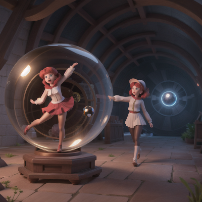 Image For Post Anime, holodeck, exploring, market, thunder, crystal ball, HD, 4K, AI Generated Art